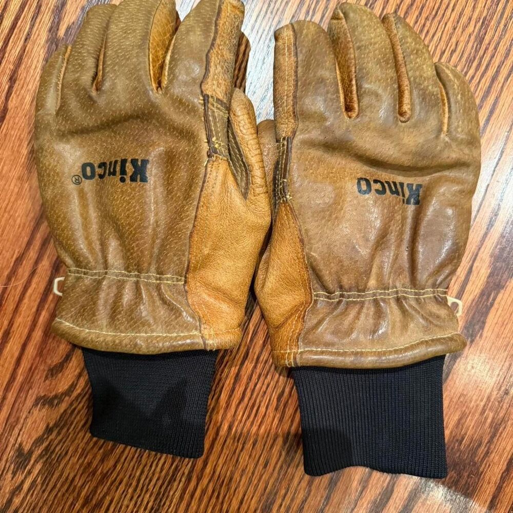 Kinko pigskin leather work gloves, Large, in great condition